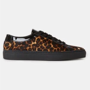 The Kooples Leopard Print Sneakers with Black Accents. Size 36. NWT!